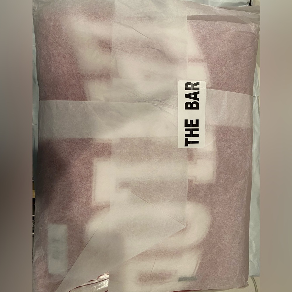 The Bar “Taylor’s Version” Ruby varsity sweatshirt